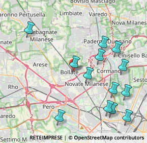 Mappa Bollate Centro, 20021 Bollate MI, Italia (4.65154)
