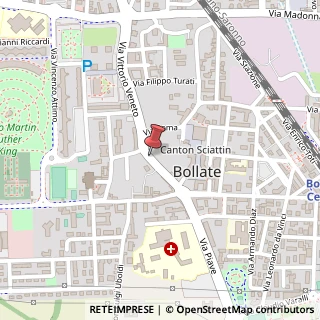 Mappa Via Camillo Benso Conte di Cavour,  4, 20021 Bollate, Milano (Lombardia)