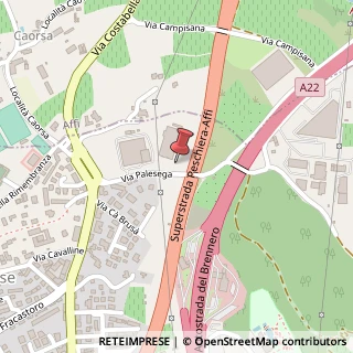 Mappa Via Palesega, 3, 37010 Cavaion Veronese, Verona (Veneto)