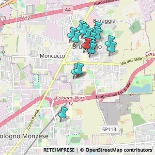 Mappa Via Volturno 80 Fiori, 20861 Brugherio MB, Italia (0.872)