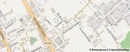 Mappa Gaglianico