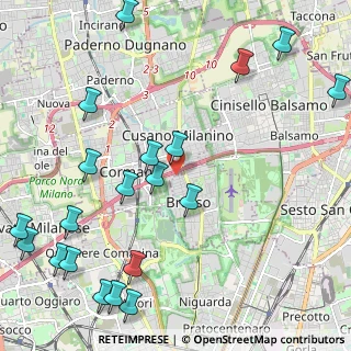 Mappa Via Vittorio Alfieri, 20091 Bresso MI, Italia (2.859)