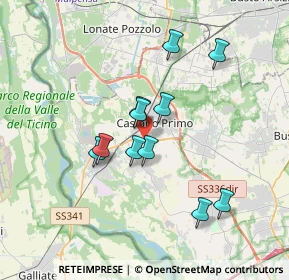 Mappa Via Ragazzi del, 20022 Castano Primo MI, Italia (2.97818)