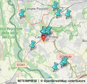 Mappa Via Ragazzi del, 20022 Castano Primo MI, Italia (3.84833)