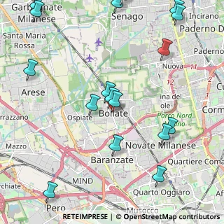 Mappa Largo Primo Levi, 20021 Bollate MI, Italia (2.76471)