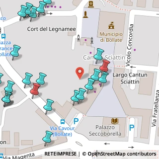 Mappa Piazza Generale Carlo Alberto dalla Chiesa, 20021 Bollate MI, Italia (0.06957)
