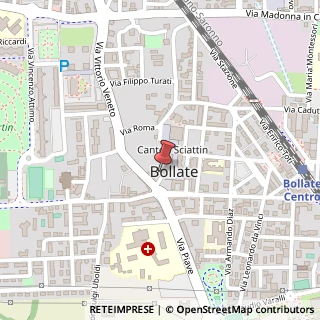 Mappa Largo Primo Levi, 168, 20021 Bollate, Milano (Lombardia)