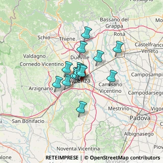 Mappa Via Bassano, 36100 Vicenza VI, Italia (8.07133)
