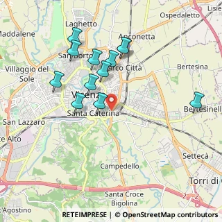 Mappa Via Bassano, 36100 Vicenza VI, Italia (1.85333)