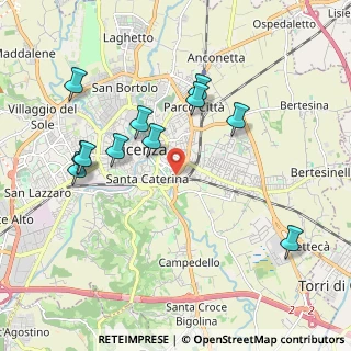 Mappa Via Bassano, 36100 Vicenza VI, Italia (2.02455)