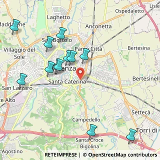 Mappa Via Bassano, 36100 Vicenza VI, Italia (2.25667)