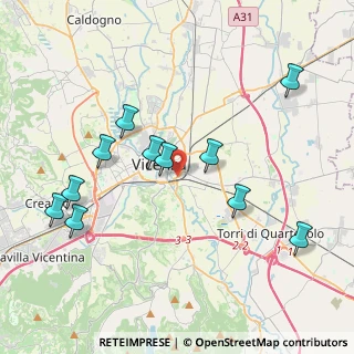 Mappa Via Bassano, 36100 Vicenza VI, Italia (4.14273)