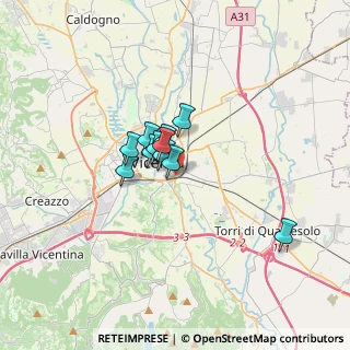 Mappa Via Bassano, 36100 Vicenza VI, Italia (1.93455)