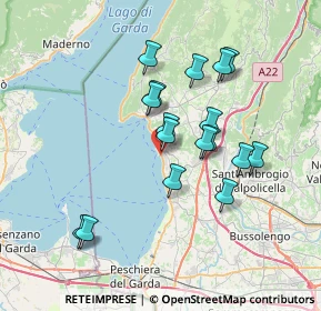 Mappa Lago di Garda, 37011 Bardolino VR, Italia (6.29529)