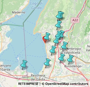 Mappa Lago di Garda, 37011 Bardolino VR, Italia (6.83923)