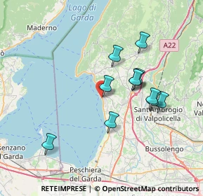 Mappa Lago di Garda, 37011 Bardolino VR, Italia (6.39455)