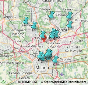 Mappa Via Don Giovanni Minzoni, 20091 Bresso MI, Italia (6.35313)