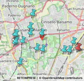 Mappa Via Don Giovanni Minzoni, 20091 Bresso MI, Italia (2.23647)