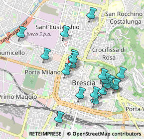 Mappa Vicolo Medici, 25122 Brescia BS, Italia (0.9415)