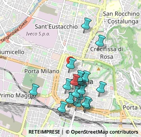 Mappa Vicolo Medici, 25122 Brescia BS, Italia (0.9)