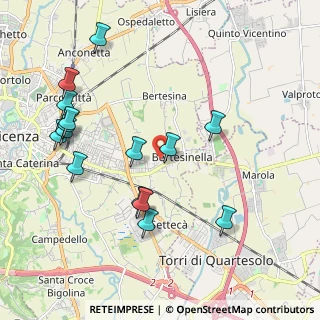 Mappa Via Cesare Piovene, 36100 Vicenza VI, Italia (2.20533)