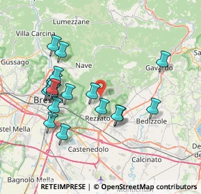 Mappa Piazza A. Moro e Martiri della Libertà, 25082 Botticino BS, Italia (7.445)