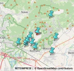 Mappa Piazza A. Moro e Martiri della Libertà, 25082 Botticino BS, Italia (3.23636)