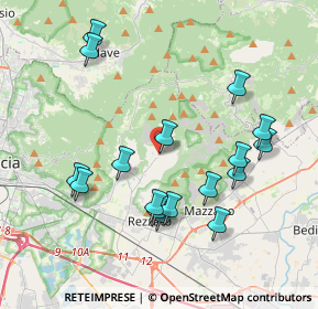 Mappa Piazza A. Moro e Martiri della Libertà, 25082 Botticino BS, Italia (3.98529)