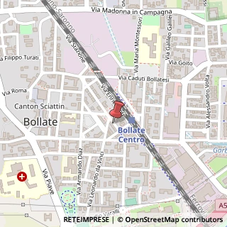 Mappa Via Antonio Gramsci, 22, 20021 Bollate, Milano (Lombardia)