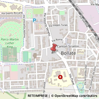 Mappa Via cavour camillo benso 27, 20021 Bollate, Milano (Lombardia)