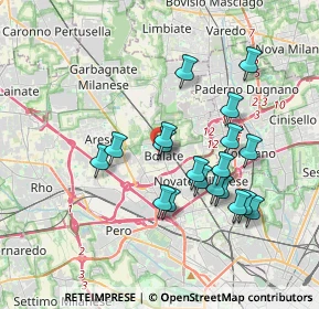 Mappa Via Madonna Speranza, 20021 Bollate MI, Italia (3.34053)