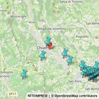 Mappa Via XXV Aprile, 36072 Chiampo VI, Italia (3.591)