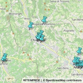 Mappa Via XXV Aprile, 36072 Chiampo VI, Italia (2.738)