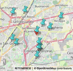 Mappa Via Giacomo Puccini, 20093 Cologno Monzese MI, Italia (1.94231)