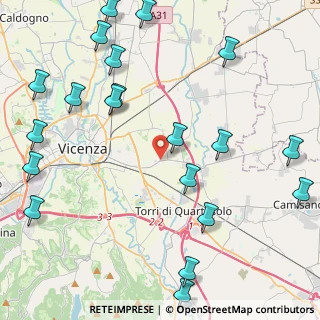 Mappa Via Marco da Montegallo, 36100 Vicenza VI, Italia (5.7485)