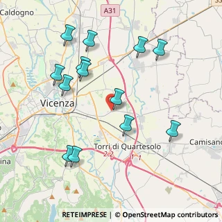 Mappa Via Marco da Montegallo, 36100 Vicenza VI, Italia (4.20846)