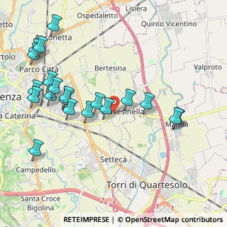 Mappa Via Marco da Montegallo, 36100 Vicenza VI, Italia (2.303)