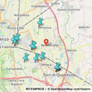 Mappa Via Marco da Montegallo, 36100 Vicenza VI, Italia (2.26417)