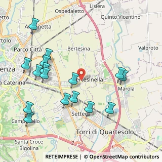 Mappa Via Marco da Montegallo, 36100 Vicenza VI, Italia (2.3125)