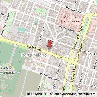 Mappa Via Milano, 14c, 25126 Brescia, Brescia (Lombardia)