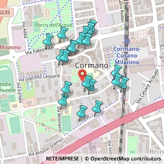 Mappa Via Bruno Buozzi, 20032 Cormano MI, Italia (0.218)
