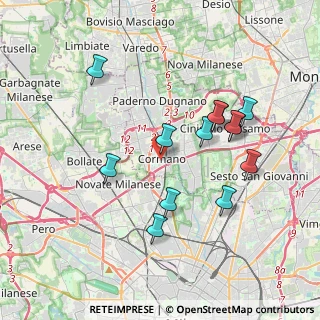 Mappa Via Bruno Buozzi, 20032 Cormano MI, Italia (3.6)