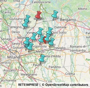 Mappa SPexSS11, 20065 Inzago MI, Italia (10.96143)