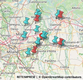 Mappa SPexSS11, 20065 Inzago MI, Italia (11.98765)