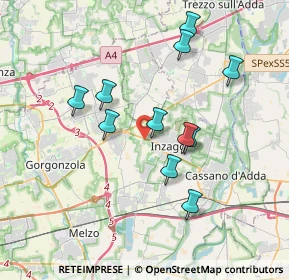 Mappa SPexSS11, 20065 Inzago MI, Italia (3.34909)