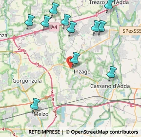 Mappa SPexSS11, 20065 Inzago MI, Italia (4.77273)