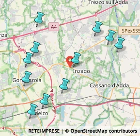 Mappa SPexSS11, 20065 Inzago MI, Italia (4.64909)