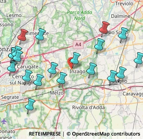 Mappa SPexSS11, 20065 Inzago MI, Italia (9.743)