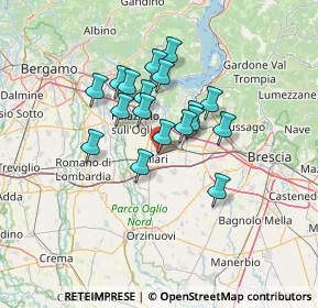 Mappa Zona Commerciale Nord, 25032 Chiari BS, Italia (10.18722)