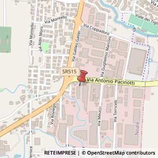Mappa Via Antonio Pacinotti, 6, 30033 Noale, Venezia (Veneto)
